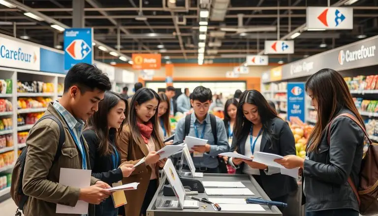 atendente Carrefour, vaga atendente, emprego atendente, trabalho loja